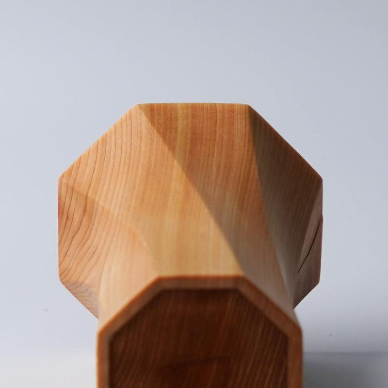 [CUP] PAIR OF OCTAGONAL TWISTED MASU (L) | WOODWORKING | KINO-SACHI