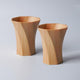 [CUP] PAIR OF OCTAGONAL TWISTED MASU (S) | WOODWORKING | KINO-SACHI