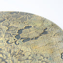 [LARGE PLATE (PLATTER)] KYO-YUZEN - BLACK | PRINTING AND KYO-YUZEN ENGRAVING| SANSAI STUDIO