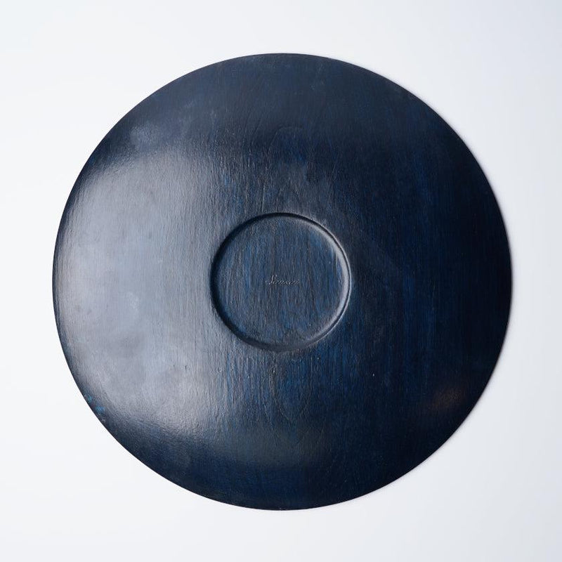 [大板（拼盤）] kyo -yuzen-黑色|印刷和Kyo-Yuzen雕刻| Sansai Studio