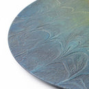[LARGE PLATE (PLATTER)] SWELL OF THE SEA | PRINTING AND KYO-YUZEN ENGRAVING| SANSAI STUDIO