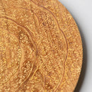 [LARGE PLATE (PLATTER)] KYO YUZEN FLOWER PATTERN | PRINTING AND KYO-YUZEN ENGRAVING| SANSAI STUDIO