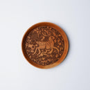 [SMALL DISH] DEER AND AUTUMN LEAVES | PRINTING AND KYO-YUZEN ENGRAVING| SANSAI STUDIO
