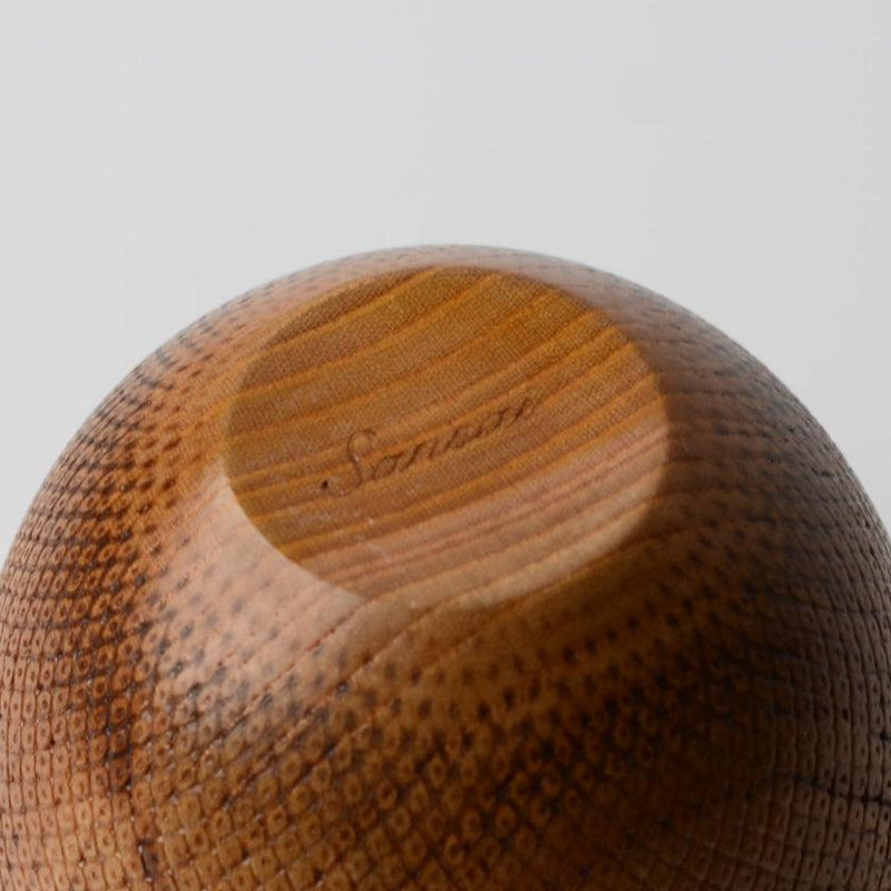 [CUP] HITTA KANOKO (LIGHT BROWN) | PRINTING AND KYO-YUZEN ENGRAVING| SANSAI STUDIO