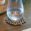 [COASTER] CHRYSANTHEMUM | PRINTING AND KYO-YUZEN ENGRAVING| SANSAI STUDIO