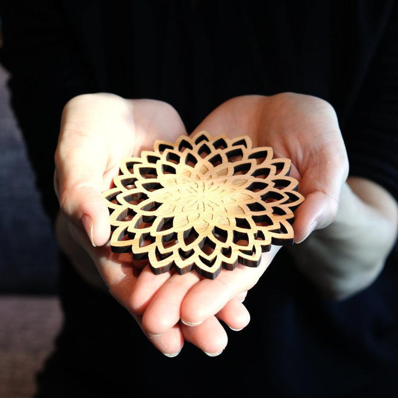 [過山車] chrysanthemum |印刷和Kyo-Yuzen雕刻| Sansai Studio