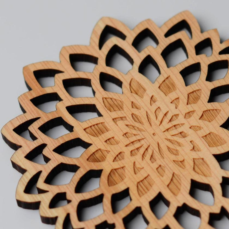 [過山車] chrysanthemum |印刷和Kyo-Yuzen雕刻| Sansai Studio