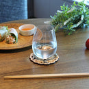 [COASTER] CHERRY BLOSSOMS WITH CHRYSANTHEMUM | PRINTING AND KYO-YUZEN ENGRAVING| SANSAI STUDIO