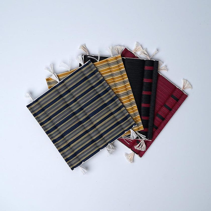 [COASTER] SET OF 4 (RED) | TATAMI | TATAMIYA TATSUZO