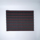 [MAT SET] 4 COASTERS (RED) & 2 PLACE MATS (BLACK) | TATAMI | TATAMIYA TATSUZO