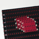 [MAT SET] 4 COASTERS (RED) & 2 PLACE MATS (BLACK) | TATAMI | TATAMIYA TATSUZO