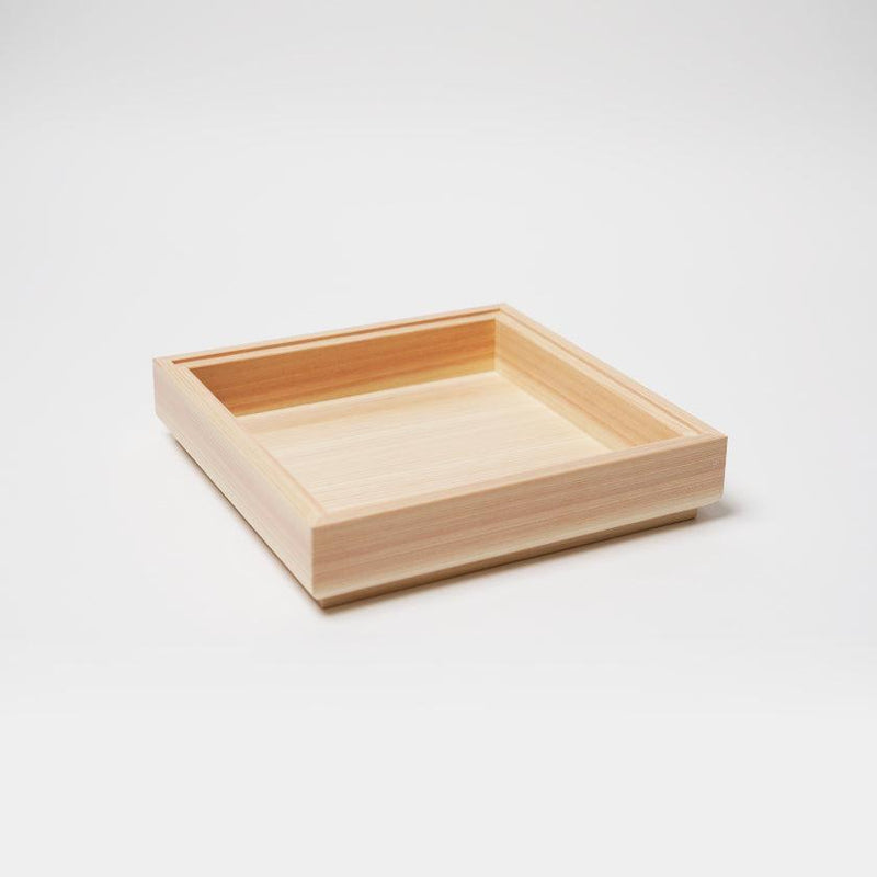 [JEWELRY BOX] HINOKI-BOX SQUARE WHITE WOOD | KYO BUTSUDAN|IWATA HOURAIYA