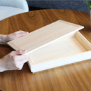 [JEWELRY BOX] HINOKI-BOX RECTANGULAR WHITE WOOD | KYO BUTSUDAN|IWATA HOURAIYA