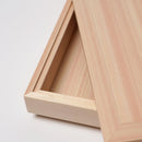 [JEWELRY BOX] HINOKI-BOX RECTANGULAR WHITE WOOD | KYO BUTSUDAN|IWATA HOURAIYA
