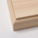 [JEWELRY BOX] HINOKI-BOX RECTANGULAR WHITE WOOD | KYO BUTSUDAN|IWATA HOURAIYA