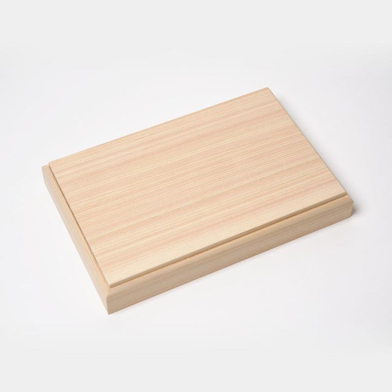 [JEWELRY BOX] HINOKI-BOX RECTANGULAR WHITE WOOD | KYO BUTSUDAN|IWATA HOURAIYA
