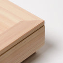 [JEWELRY BOX] HINOKI-BOX VERTICAL WHITE WOOD | KYO BUTSUDAN|IWATA HOURAIYA