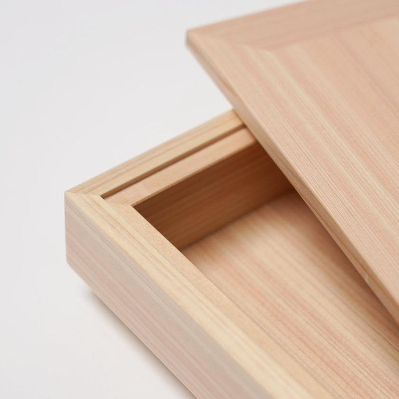 [珠寶盒] Hinoki-Box垂直白木| kyo butsudan | iwata houraiya