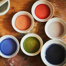 [CLIP-ON EARRINGS/EARRINGS] GRAY / COTTON PEARL WHITE | KYO BUTSUDAN|IWATA HOURAIYA