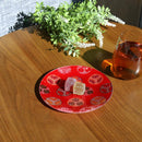 [PLATE] ROUND KEMARI | NISHIJIN TEXTILES| EMURA SHOUTEN