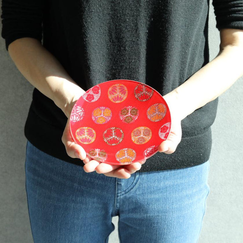 [板]圓形kemari | Nishijin紡織品| Emura大喊
