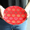 [PLATE] ROUND KEMARI | NISHIJIN TEXTILES| EMURA SHOUTEN