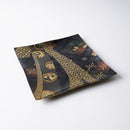 [PLATE] SQUARE NAVY | NISHIJIN TEXTILES| EMURA SHOUTEN