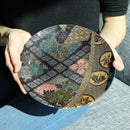 [PLATE] ROUND NAVY | NISHIJIN TEXTILES| EMURA SHOUTEN