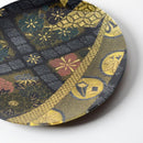 [PLATE] ROUND NAVY | NISHIJIN TEXTILES| EMURA SHOUTEN