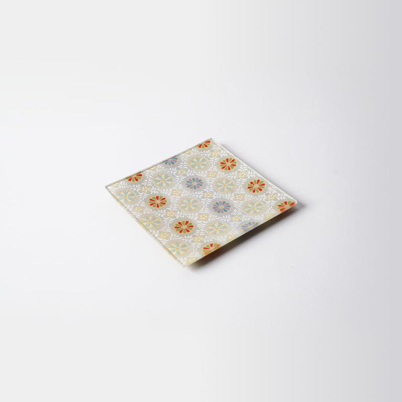 [板]正方形的菊花| Nishijin紡織品| Emura大喊