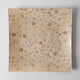 [PLATE] SQUARE GOLD FLOWER | NISHIJIN TEXTILES| EMURA SHOUTEN