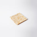 [PLATE] SQUARE GOLD FLOWER | NISHIJIN TEXTILES| EMURA SHOUTEN