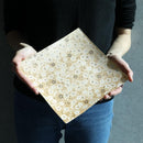 [PLATE] SQUARE GOLD FLOWER | NISHIJIN TEXTILES| EMURA SHOUTEN