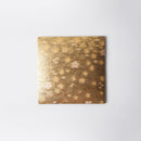 [PLATE] SQUARE GOLD FLOWER | NISHIJIN TEXTILES| EMURA SHOUTEN