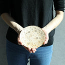 [PLATE] ROUND GOLD FLOWER | NISHIJIN TEXTILES| EMURA SHOUTEN