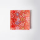 [PLATE] SQUARE PLUM | NISHIJIN TEXTILES| EMURA SHOUTEN