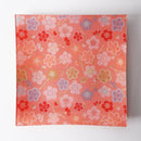 [PLATE] SQUARE PLUM | NISHIJIN TEXTILES| EMURA SHOUTEN