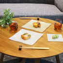 [PLATE SET] SQUARE 22 CM GOLD & SILVER PAIR SET | NISHIJIN TEXTILES| EMURA SHOUTEN