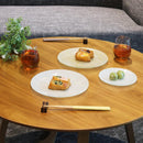 [PLATE SET] ROUND 22 CM GOLD & SILVER PAIR SET | NISHIJIN TEXTILES| EMURA SHOUTEN