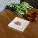 [PLATE SET] SQUARE GOLD & SILVER SET OF 4 | NISHIJIN TEXTILES| EMURA SHOUTEN