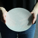 [PLATE SET] ROUND GOLD & SILVER SET OF 4 | NISHIJIN TEXTILES| EMURA SHOUTEN