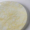 [PLATE SET] ROUND GOLD & SILVER SET OF 4 | NISHIJIN TEXTILES| EMURA SHOUTEN