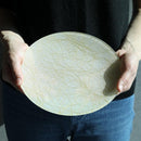 [PLATE SET] ROUND GOLD & SILVER SET OF 4 | NISHIJIN TEXTILES| EMURA SHOUTEN