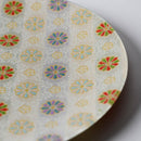 [PLATE SET] ROUND PLUM & CHRYSANTHEMUM PAIR SET | NISHIJIN TEXTILES| EMURA SHOUTEN