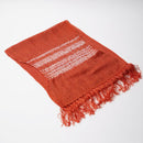 [SCARF] KUROTANI SOUFU (KUSAKI-DYED, AKANE-RED SHIBORI) | KUROTANI WASHI PAPER|KUROTANI WASHI COOPERATIVE GROUP