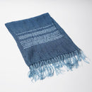 [SCARF] KUROTANI SOUFU (KUSAKI-DYED, INDIGO TIE-DYE) | KUROTANI WASHI PAPER|KUROTANI WASHI COOPERATIVE GROUP