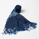 [SCARF] KUROTANI SOUFU (KUSAKI-DYED, INDIGO TIE-DYE) | KUROTANI WASHI PAPER|KUROTANI WASHI COOPERATIVE GROUP