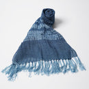 [SCARF] KUROTANI SOUFU (KUSAKI-DYED, INDIGO TIE-DYE) | KUROTANI WASHI PAPER|KUROTANI WASHI COOPERATIVE GROUP