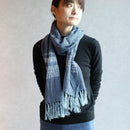 [SCARF] KUROTANI SOUFU (KUSAKI-DYED, INDIGO TIE-DYE) | KUROTANI WASHI PAPER|KUROTANI WASHI COOPERATIVE GROUP