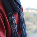 [SCARF] KUROTANI SOUFU (KUSAKI-DYED, INDIGO TIE-DYE) | KUROTANI WASHI PAPER|KUROTANI WASHI COOPERATIVE GROUP